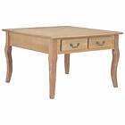 vidaXL Coffee Table Brown 80x80x50 cm Wood