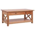 vidaXL Coffee Table 100x55x46 cm Solid Mahogany Wood