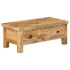vidaXL Kahvipöytä 90x45x35 cm Solid Mango Wood