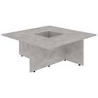 vidaXL Coffee Table Concrete Grey 79.5x79.5x30 cm Chipboard