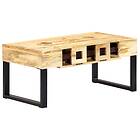 vidaXL Coffee Table Cassette Style 100x52x45 cm Solid Mango Wood