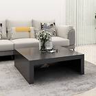 vidaXL Coffee Table Grey 100x100x35 cm Chipboard
