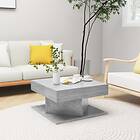 vidaXL Coffee Table Concrete Grey 57x57x30 cm Chipboard