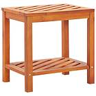 vidaXL Side Table Solid Acacia Wood 45x33x45 cm