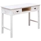 vidaXL Console Table Antique White 110x45x76 cm Wood