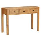 vidaXL Dressing Table 118x40x77 cm Solid Oak Wood