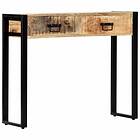 vidaXL Console Table 90x30x75 cm Solid Mango Wood