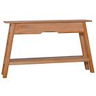 vidaXL Console Table 120x30x75 cm Solid Mahogany Wood