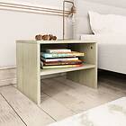 vidaXL Bedside Cabinet Sonoma Oak 40x30x30 cm Chipboard