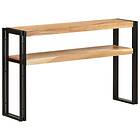 vidaXL Console Table 120x30x75 cm Solid Acacia Wood