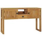 vidaXL Console Table 120x32x75 cm Solid Teak Wood