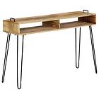 vidaXL Console Table Solid Mango Wood 115x35x76 cm