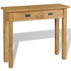 vidaXL Console Table Solid Teak 90x30x80 cm