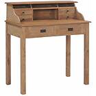 vidaXL Desk 90x50x100 cm Solid Teak Wood