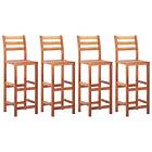 vidaXL Bar Chairs 4 pcs Solid Acacia Wood