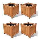 vidaXL Raised Beds 4 pcs 30x30x30 cm (2x41301)