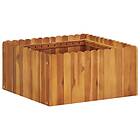 vidaXL Garden Raised Bed 50x50x25 cm Solid Acacia Wood