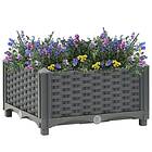 vidaXL Raised Bed 40x40x23 cm Polypropylene