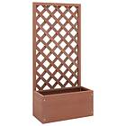 vidaXL Trellis Planter 70x30x135 cm WPC