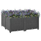 vidaXL Raised Bed 80x80x38 cm Polypropylene