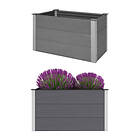 vidaXL Garden Raised Bed WPC 100x50x54 cm Grey