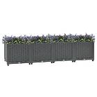 vidaXL Raised Bed 160x40x38 cm Polypropylene