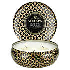 Voluspa 3-wick Tin Candle Burning Woods