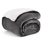 Bedsure Sherpa Fleece Throw Blanket 130x150cm