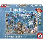 Schmidt Blue Sky Of Christmas Puzzle 1000 Bitar