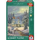 Schmidt On Christmas Eve Thomas Kinkade Puzzle 1000 Bitar