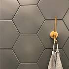 Ape Klinker Hexagon Graphite 18x20cm