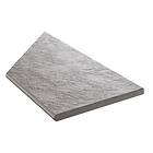 Bricmate Klinker Z Quartzit Grey Pool Inner Corner Right 30x60cm