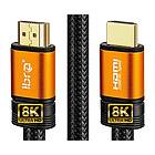 Ibra Orange HDMI - HDMI Haute Vitesse Ultra 0,75m