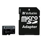 Verbatim Pro microSDXC Class 10 UHS-I U3 128GB