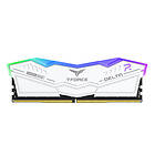 Team Group T-Force Delta RGB White DDR5 6200MHz 2x16Go (FF4D532G6200HC38ADC01)