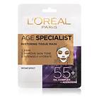 L'Oreal Age Specialist 55+ Restoring Tissue Mask 1st