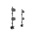 Multibrackets M VESA Desktopmount Quad Vertical Desk Clamp 24"-32"