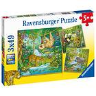 Ravensburger Pussel I Djungeln 3x49 Bitar