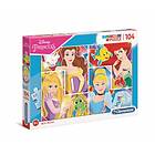 Clementoni Pussel SuperColor Disney Princess 104 Bitar