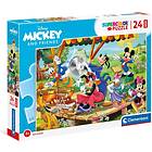 Clementoni Puslespill SuperColor Mickey And The Friends 24 Brikker
