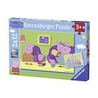 Ravensburger Pussel Peppa Pig 2x12 Bitar