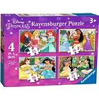 Ravensburger Pussel 4in1 Disney Princesses 12+16+20+24 Bitar