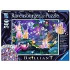 Ravensburger Pussel Brilliant In A Fairy Tale Forest 500 Bitar