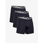 Under Armour Charged Cotton 6in Boxer 3-Pack