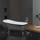 Bathlife Tassbadkar Ideal 153x67 (Grå/Krom)