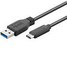 MicroConnect 3A USB A - USB C 3.1 0,5m