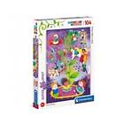 Clementoni Pussel SuperColor Glitter Puzzle Fairy Tales Time 104 Bitar