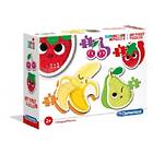 Clementoni Pussel My First Puzzle Fruits 3+6+9+12 Bitar