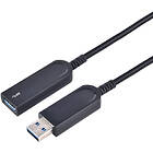 MicroConnect Premium Optic Fiber USB A - USB A 3.0 M-F 10m