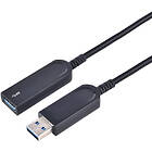 MicroConnect Premium Optic Fiber USB A - USB A 3.0 M-F 30m